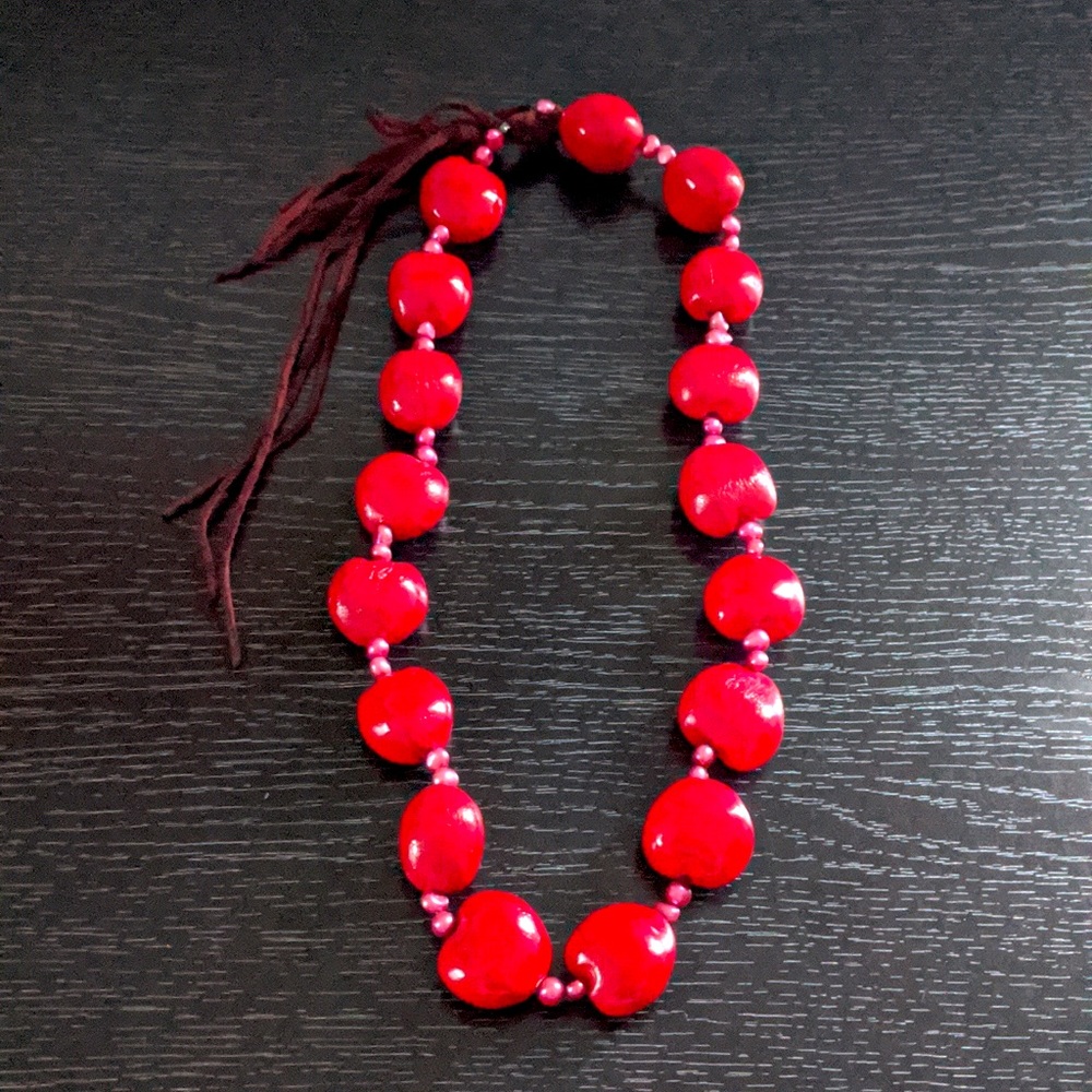 Red Bead Necklace